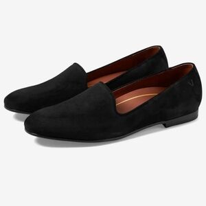 NIB Vionic Willa Suede Slip-On Loafers Shoes Black Size 11W Orthotic Comfort